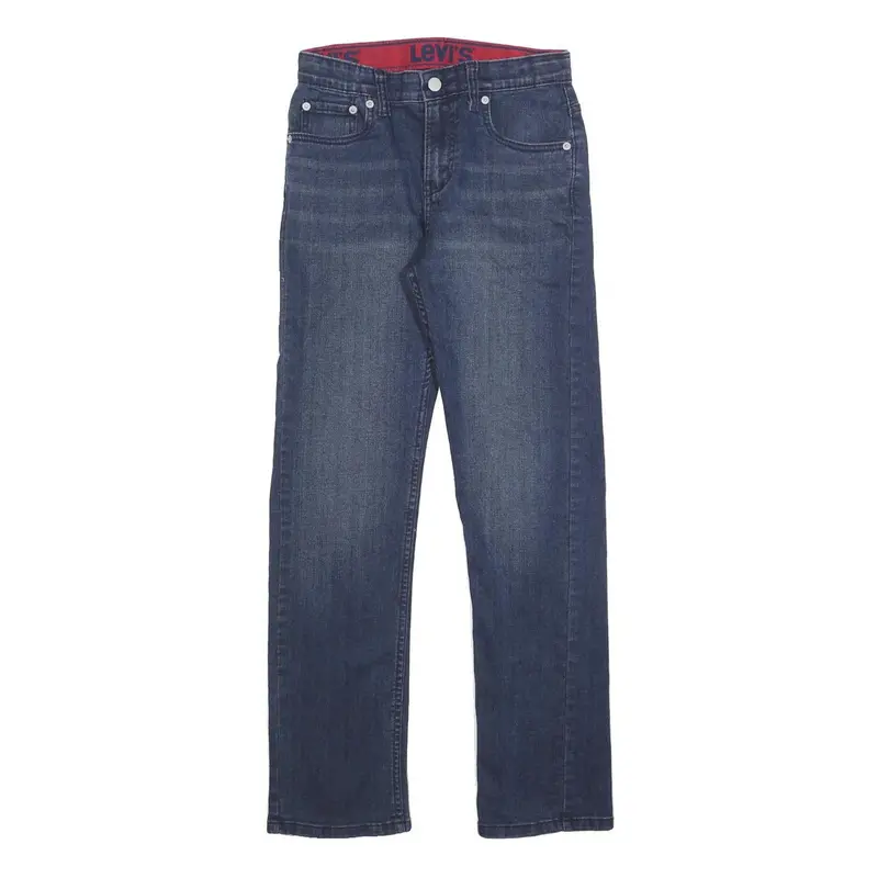 Levi's 514 Classic Boys Jeans Blue Classic Straight Denim Medium W27 L29 1