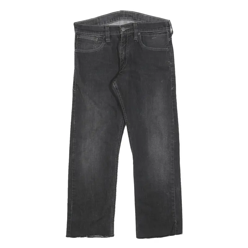 Levi's 514 Classic Mens Jeans Black Classic Straight Denim Medium W31 L27 Zip 1