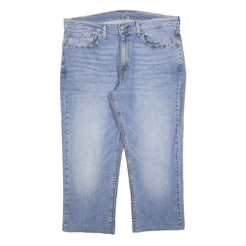 Levi's 514 Classic Mens Jeans Blue Classic Straight Denim Medium W36 L24 Zip 1