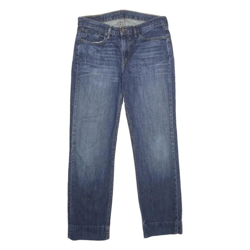 Levi's 514 Classic Mens Jeans Blue Regular Straight Denim Medium W31 L30 Zip 1