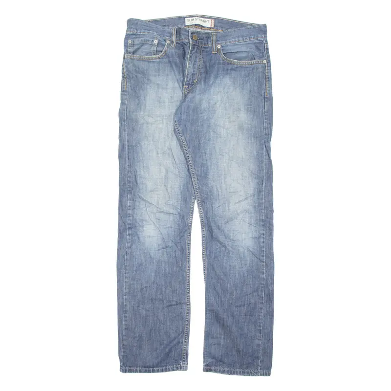 Levi's 514 Jeans Mens Blue Slim Straight W32 L32 1