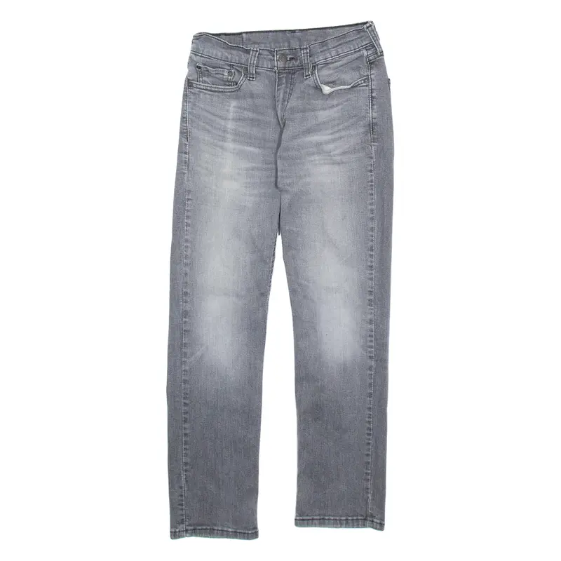 Levi's 514 Jeans Mens Grey Regular Straight W26 L30 1
