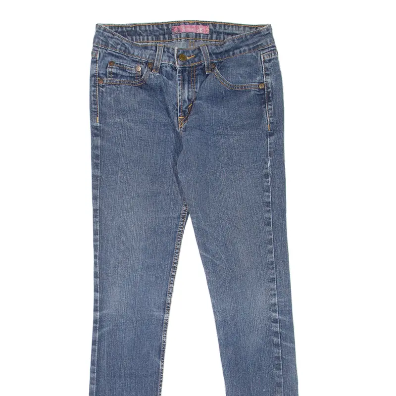 Levi's 518 Womens Jeans Blue Slim Skinny W27 L30 2