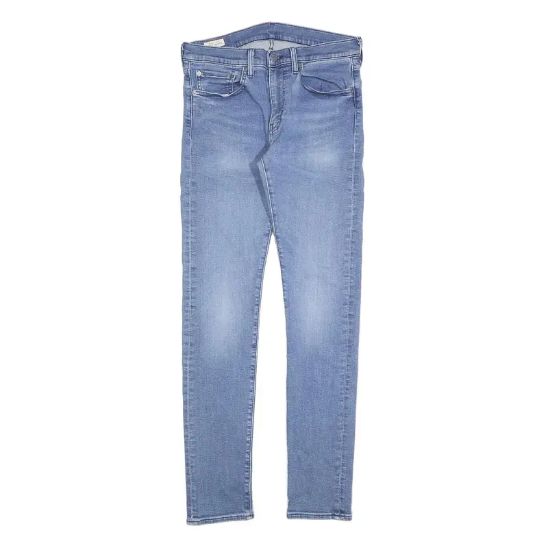 Levi's 519 Big E Mens Jeans Blue Slim Skinny Denim Light W31 L34 Slim Fit Zip 1