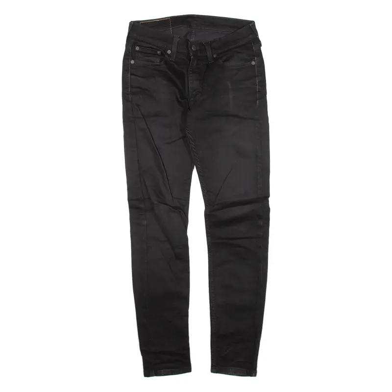 Levi's 519 Jeans Mens Black Slim Skinny W30 L28 1