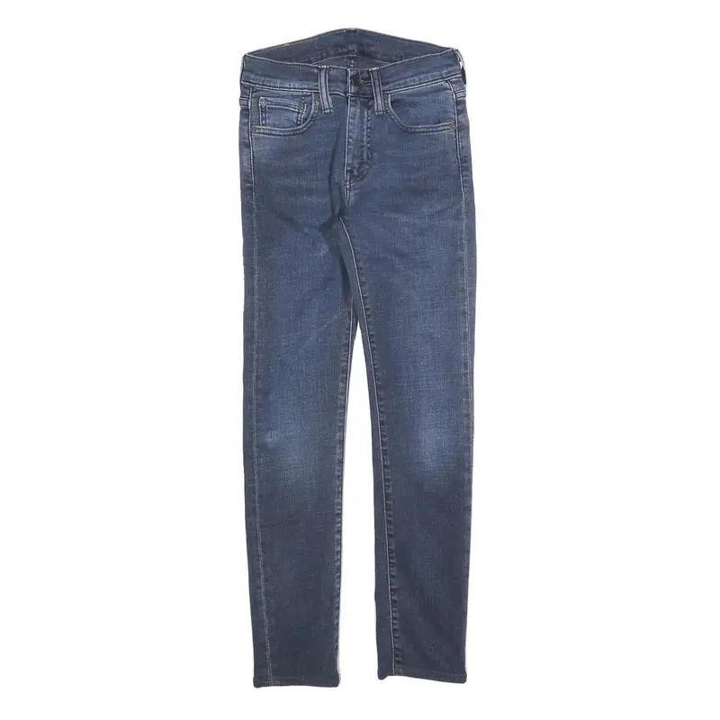 Levi's 519 Mens Jeans Blue Slim Skinny Denim Medium W26 L27 Zip Pocket Casual 1