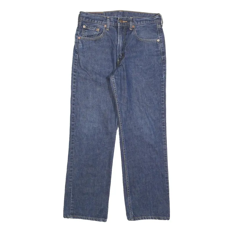 Levi's 524 Mens Jeans Blue Regular Straight Denim Medium W28 L27 Classic Fit 1