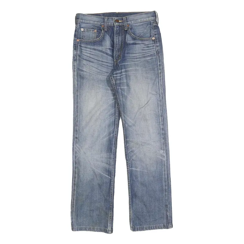 Levi's 524 Mens Jeans Blue Regular Straight Denim Medium W30 L32 Classic Fit Zip 1