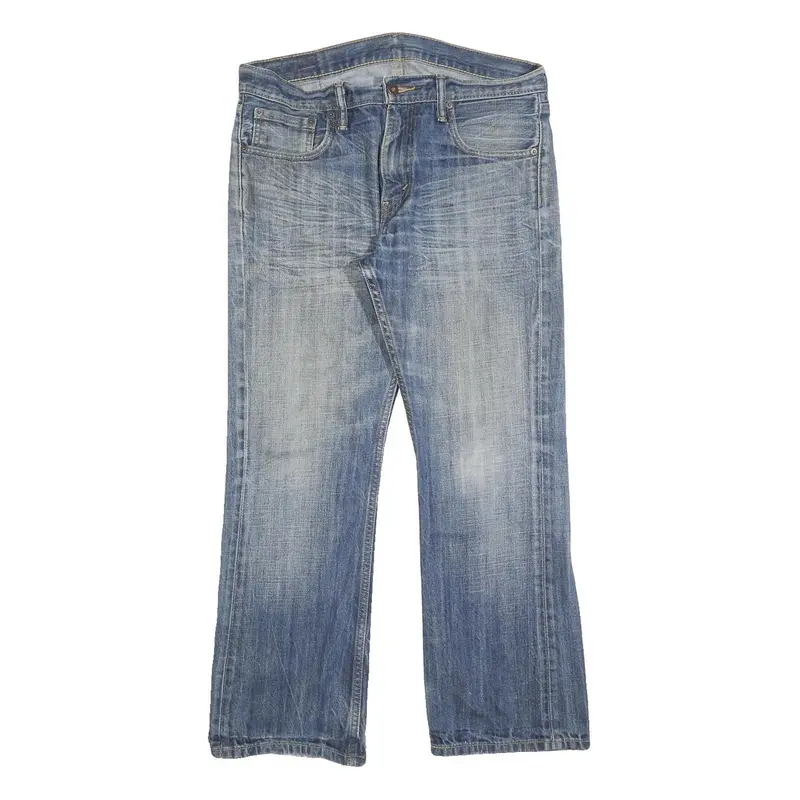 Levi's 527 Reg Bootcut Mens Jeans Blue Denim Regular W34 L27 Classic Cotton 1