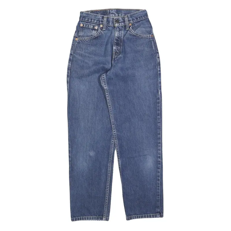 Levi's 533 02 Womens Jeans Blue Regular Straight Denim Medium W24 L27 Classic 1