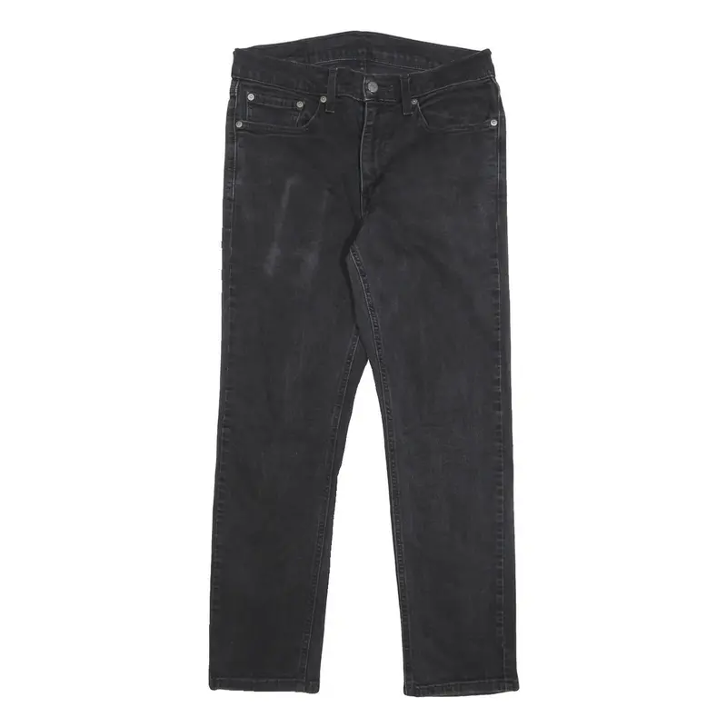 Levi's 541 Mens Slim Black Denim Medium Wash W31 L27 Jeans Stretch Cotton 1