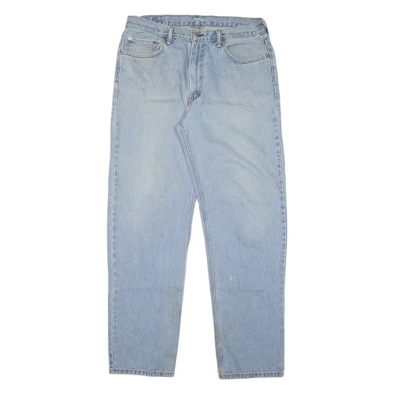 Levi's 550 Jeans Mens Blue Relaxed Tapered Stone Wash W36 L34 1