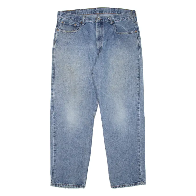 Levi's 550 Jeans Mens Blue Relaxed Tapered Stone Wash W38 L32 1