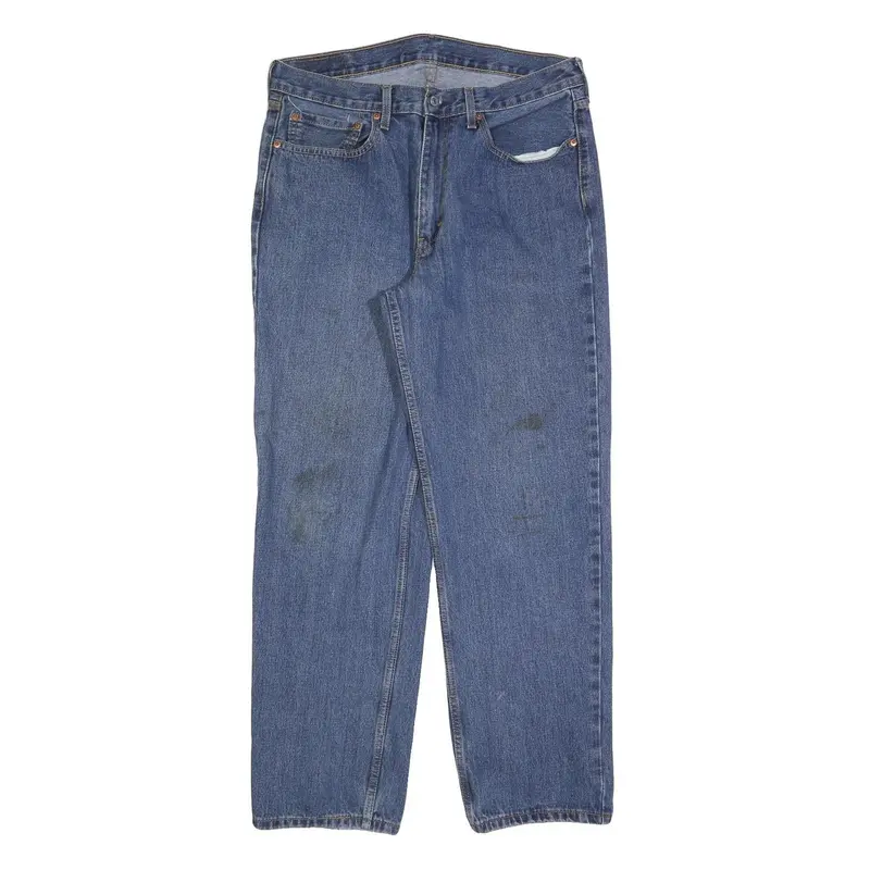 Levi's 550 Straight Mens Jeans Blue Relaxed Straight Denim Medium W35 L32 1
