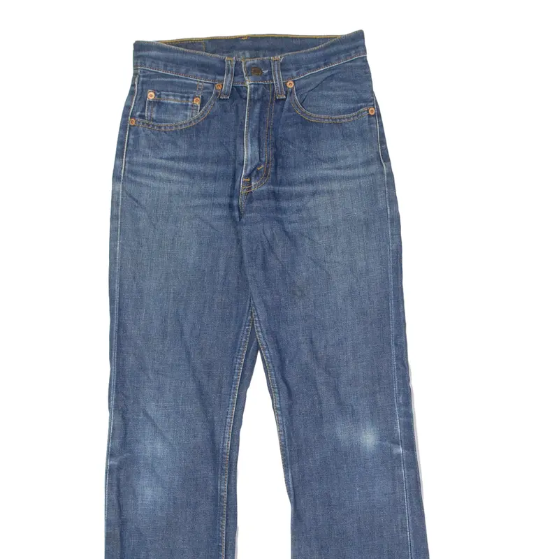 Levi's 550 Womens Jeans Blue Relaxed Straight Stone Wash W24 L29 2