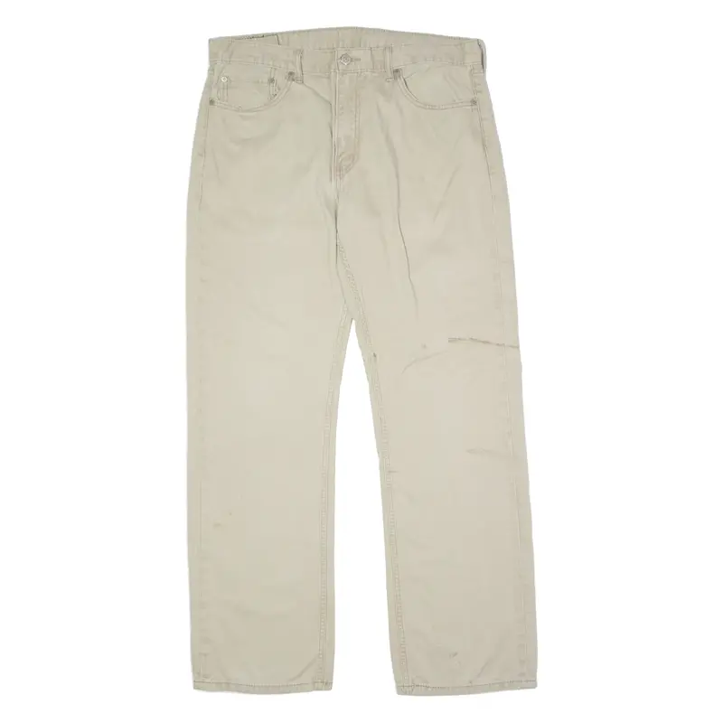 Levi's 559 Mens Trousers Beige Relaxed Straight W36 L32 1