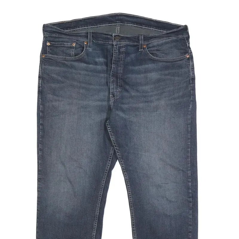 Levi's 559 Tapered Mens Jeans Blue Relaxed Denim Medium W40 L30 Cotton Blend Zip 2