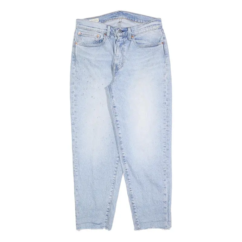 Levi's 562 Mens Blue Relaxed Tapered Denim Cotton Blend Light W31 L27 Casual 1