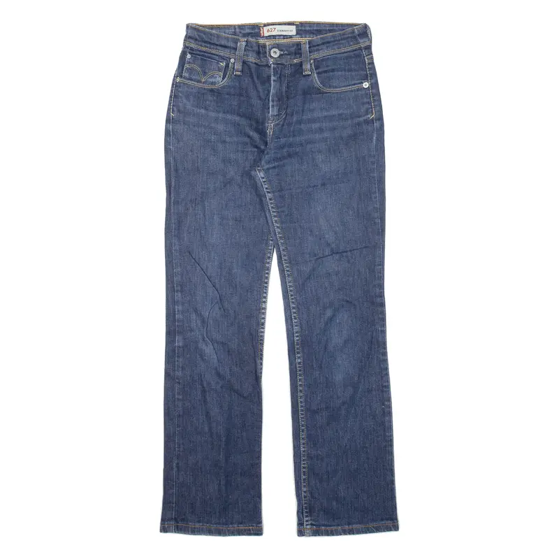 Levi's 627 Womens Jeans Blue Regular Straight W26 L27 1