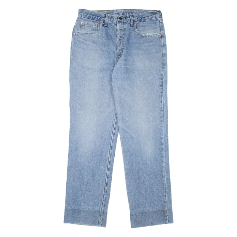 Levi's 630 Orange Tab Mens Jeans Blue Straight 90S Stone Wash W31 L30 1