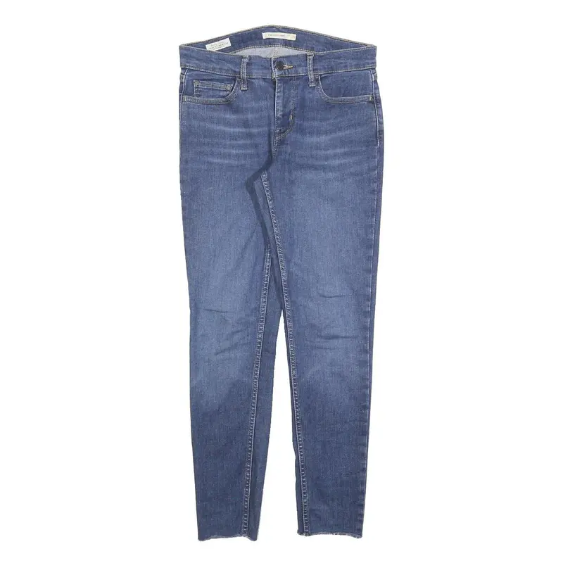 Levi's 710 Womens Jeans Blue Slim Skinny Denim Medium W30 L28 Stylish Fit 1