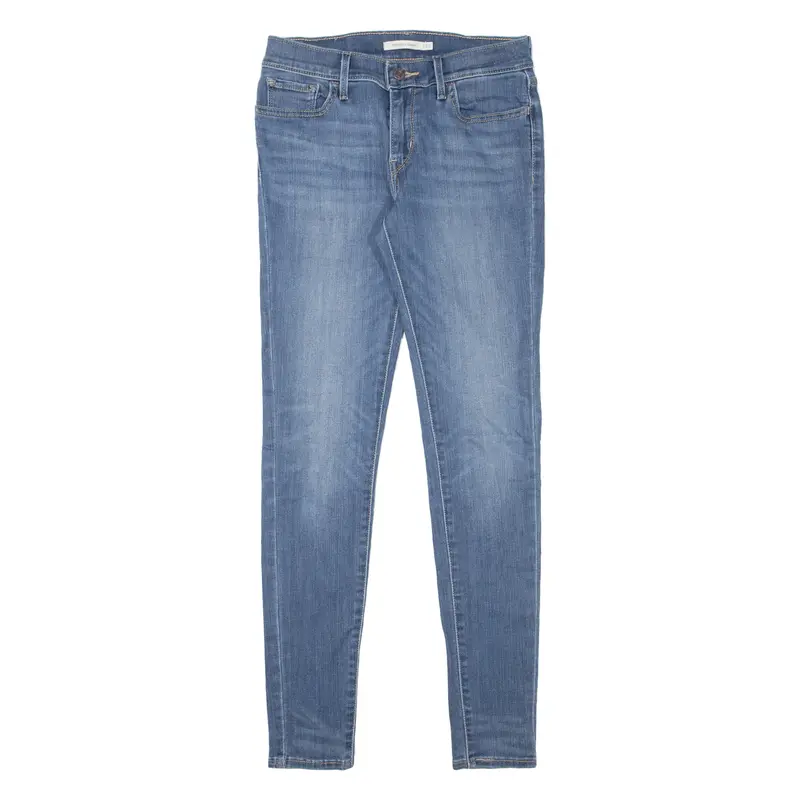 Levi's 710 Womens Jeans Blue Slim Skinny Stone Wash W27 L30 1