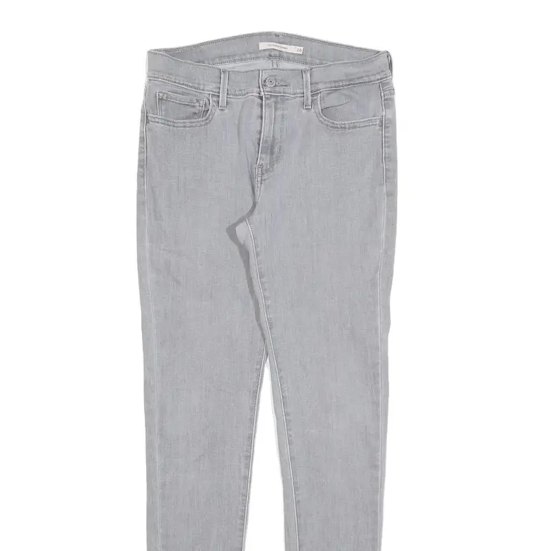 Levi's 710 Womens Jeans Slim Skinny Denim Light W28 L32 Stretch Cotton Blend 2