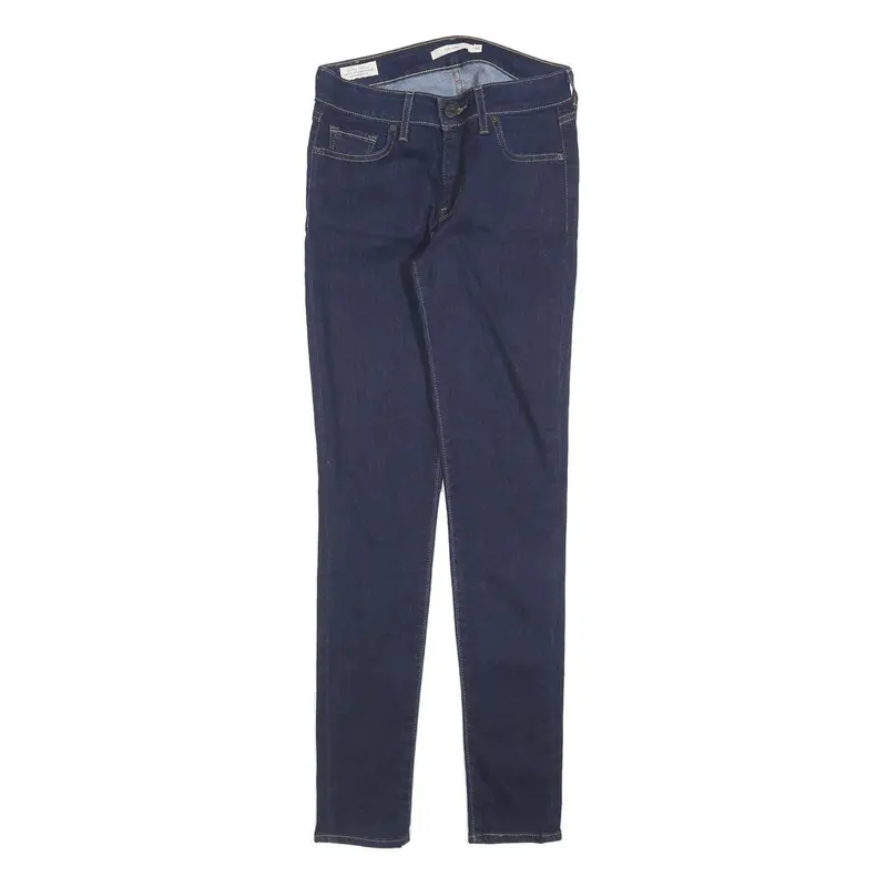 Levi's 711 Big E Womens Slim Skinny Denim Medium W26 L30 Stretch Cotton Blend 1