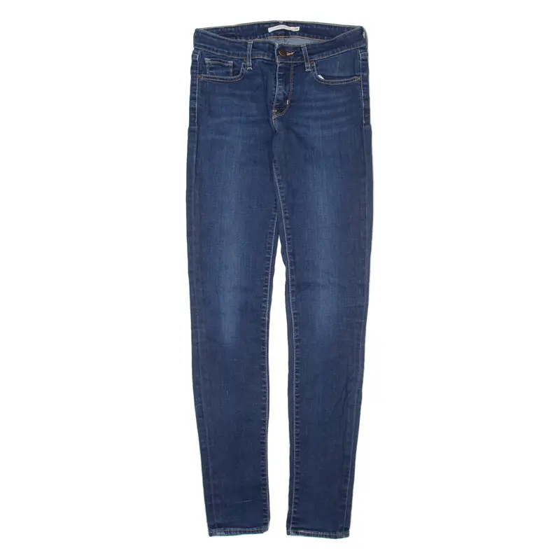 Levi's 711 Skinny Womens Jeans Grey Regular Straight W26 L30 1