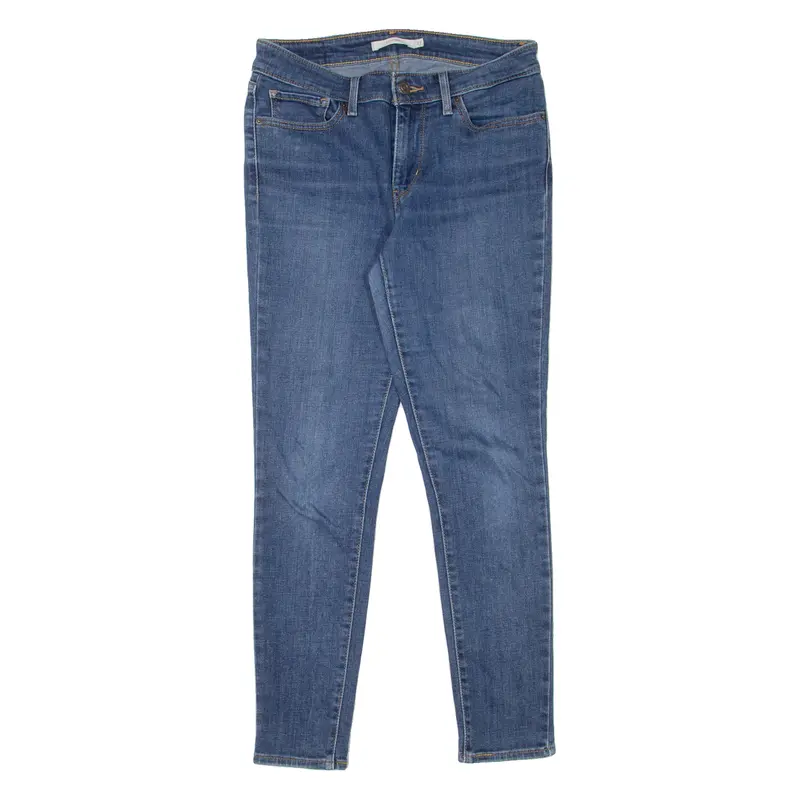 Levi's 711 Womens Jeans Blue Slim Skinny W27 L26 1