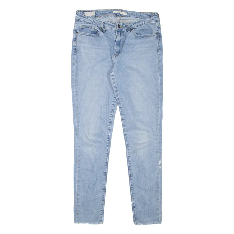 Levi's 711 Womens Jeans Blue Slim Skinny W28 L28 1