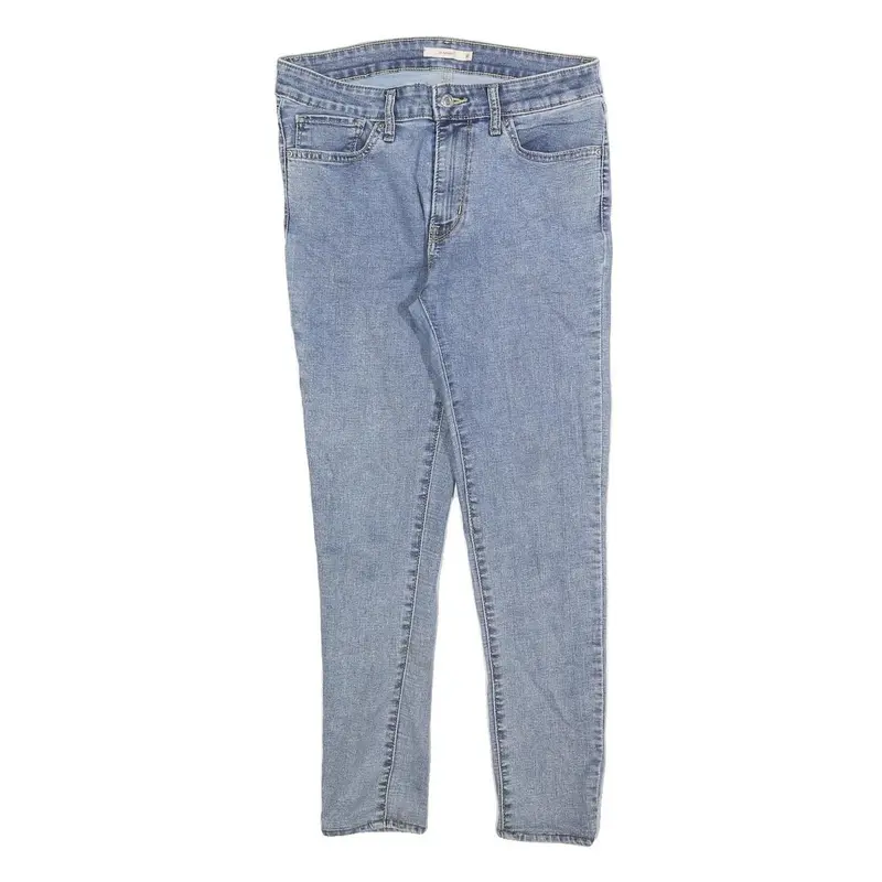 Levi's 711 Womens Slim Skinny Denim Light W30 L26 Stretch Cotton Blend Zip 1