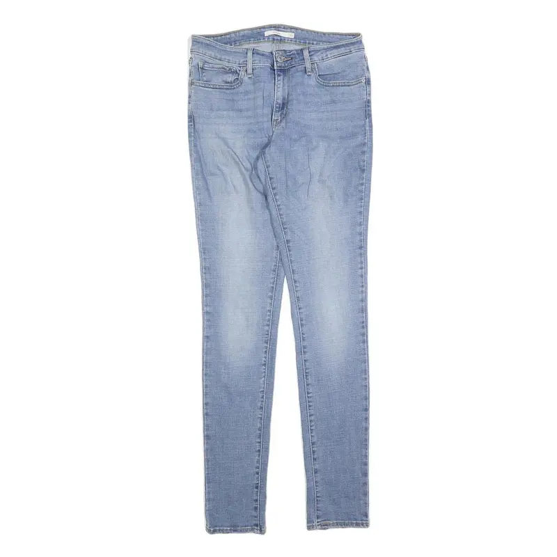 Levi's 711 Womens Slim Skinny Denim Light W30 L34 Stretch Cotton Jeans 1