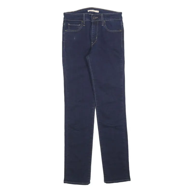 Levi's 712 Womens Jeans Blue Slim Slim Denim Medium W26 L30 Stretch Cotton 1