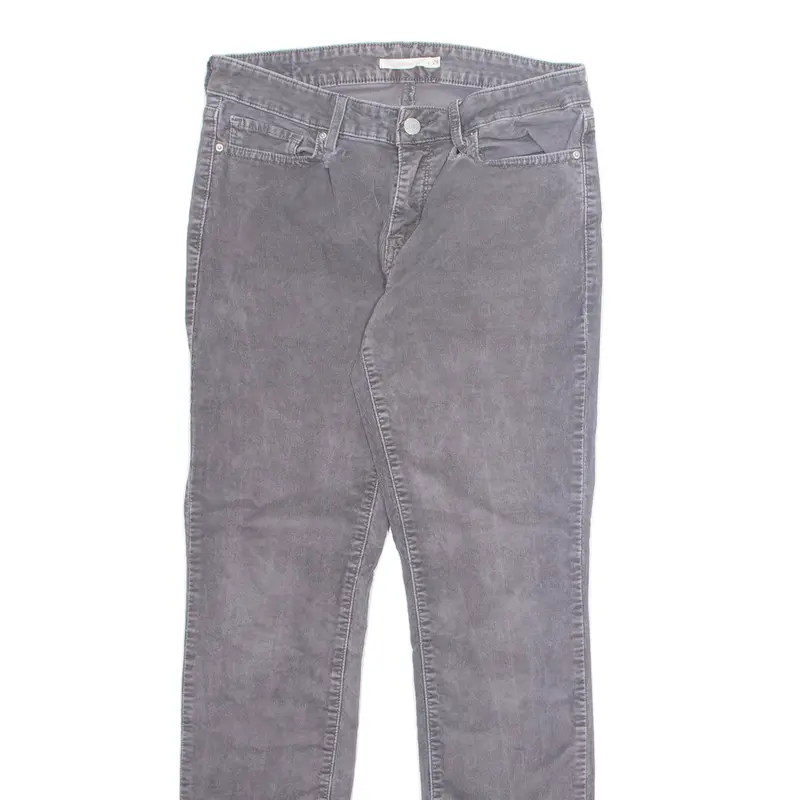 Levi's 712 Womens Trousers Purple Slim Tapered W29 L32 2