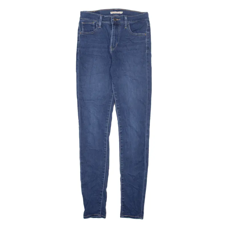 Levi's 720 High Rise Womens Jeans Blue Slim Skinny W26 L30 1