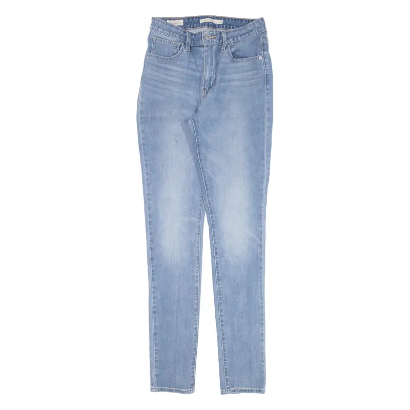 Levi's 721 Big E High Rise Womens Jeans Blue Slim Skinny W24 L30 1