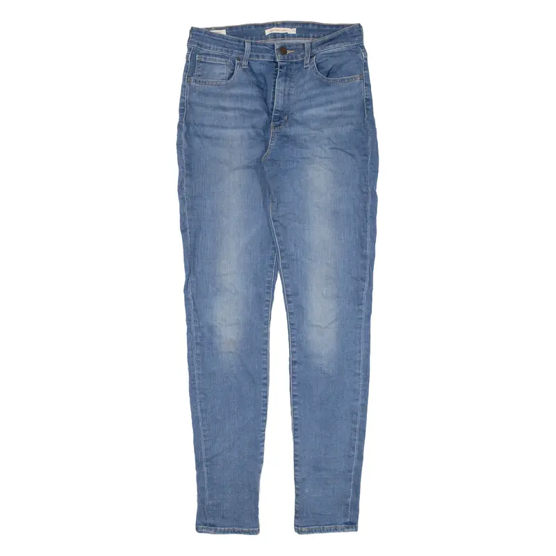 Levi's 721 Big E High Rise Womens Jeans Blue Slim Skinny W26 L29 1
