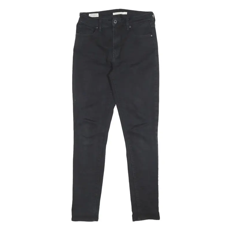 Levi's 721 Big E Womens Jeans Black Slim Skinny Denim W26 L30 Stretch Cotton 1