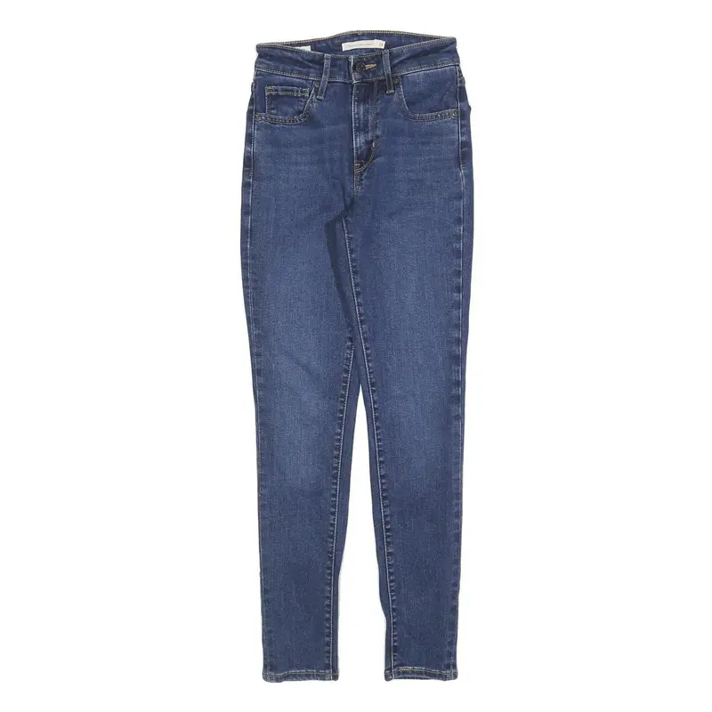 Levi's 721 Big E Womens Slim Skinny Denim Raw W24 L28 Classic Cotton Blend Jeans 1