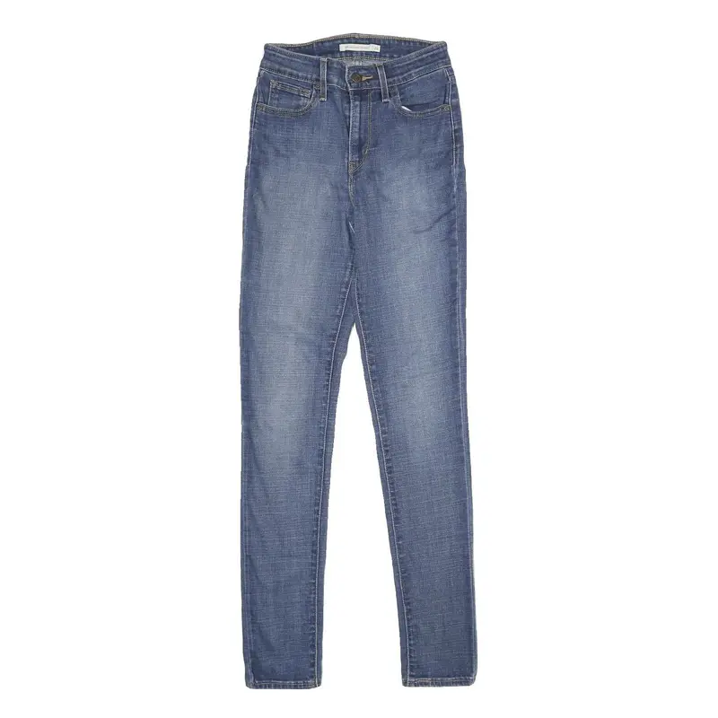 Levi's 721 High Rise Skinny Womens Jeans Blue Denim Regular Fit Skinny W26 L32 1