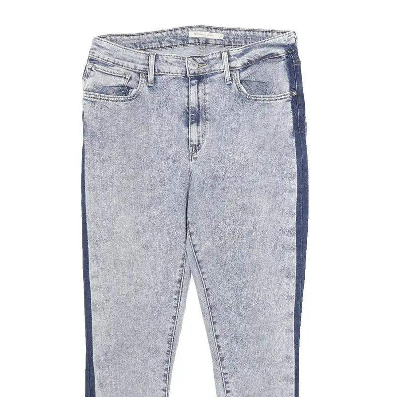 Levi's 721 High Rise Skinny Womens Jeans Blue Slim Skinny Denim Light W32 L28 2