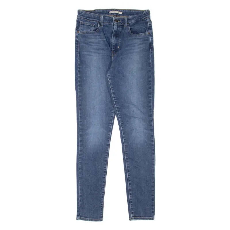Levi's 721 High Rise Womens Jeans Blue Slim Skinny Stone Wash W26 L30 1