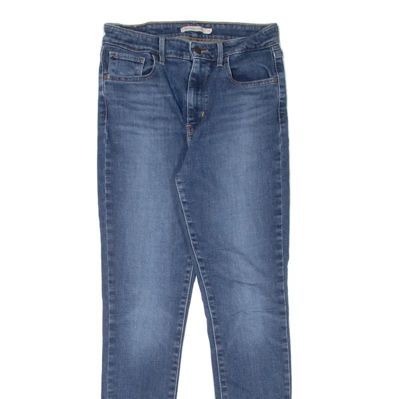 Levi's 721 High Rise Womens Jeans Blue Slim Skinny Stone Wash W26 L30 2