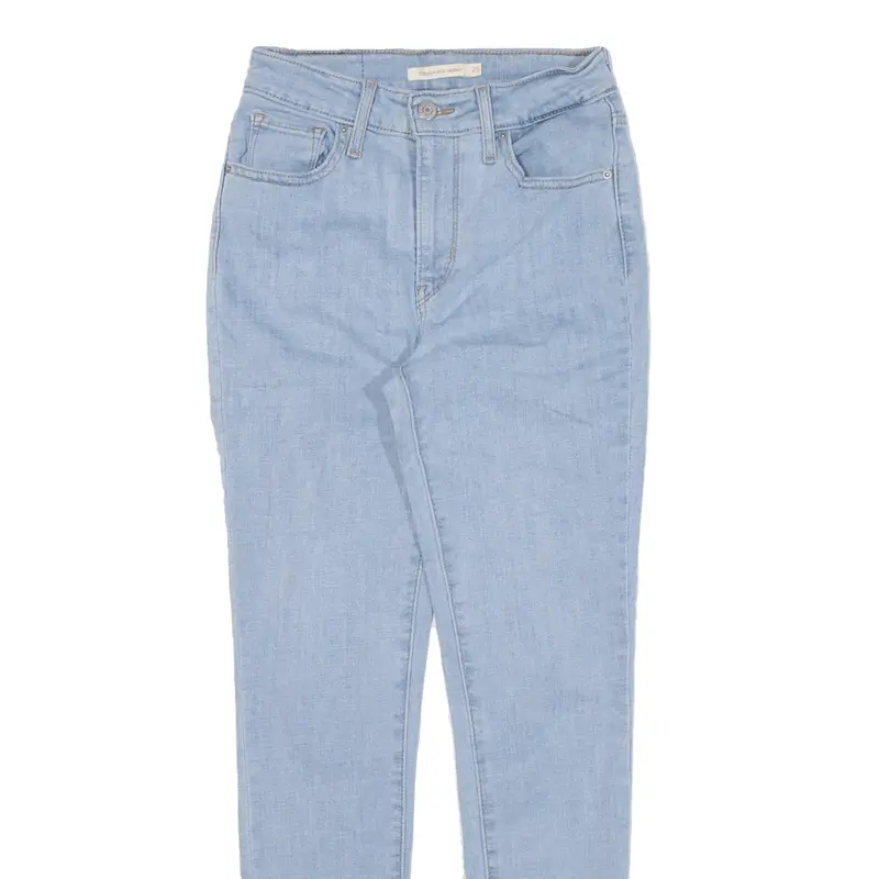 Levi's 721 High Rise Womens Jeans Blue Slim Skinny W25 L27 2