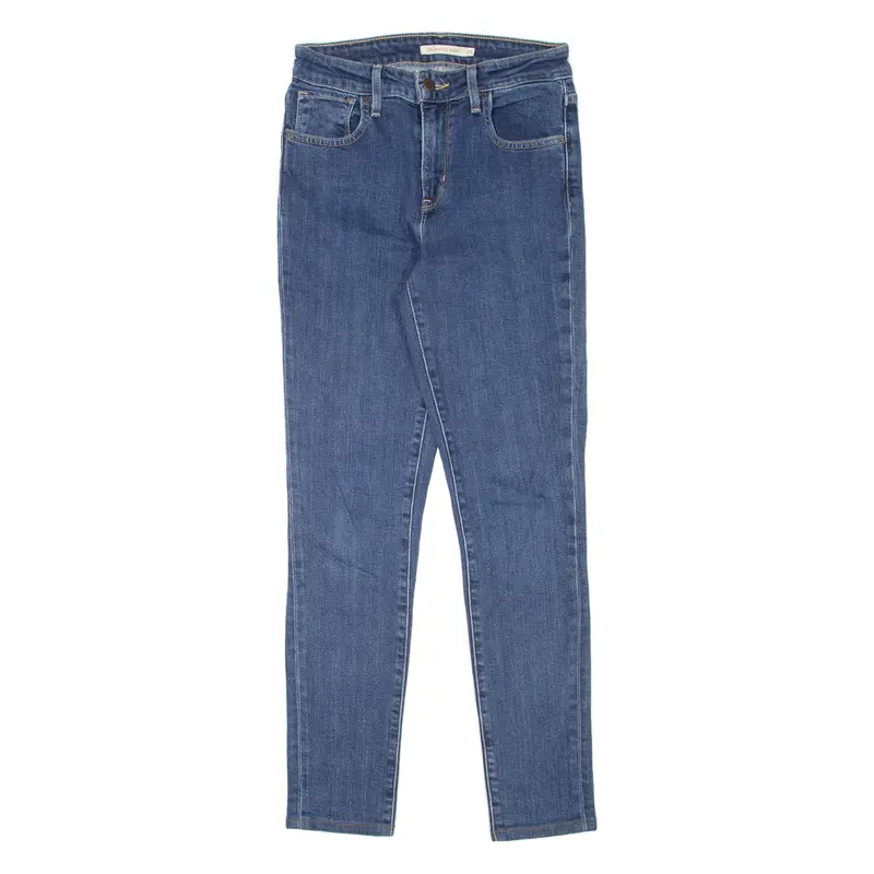 Levi's 721 High Rise Womens Jeans Blue Slim Skinny W25 L30 1