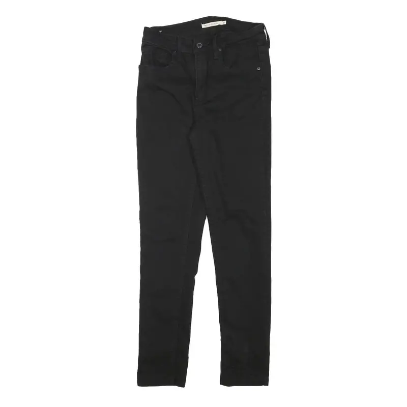 Levi's 721 Womens Black Slim Skinny Denim Medium W24 L26 Jeans Stretch Cotton 1