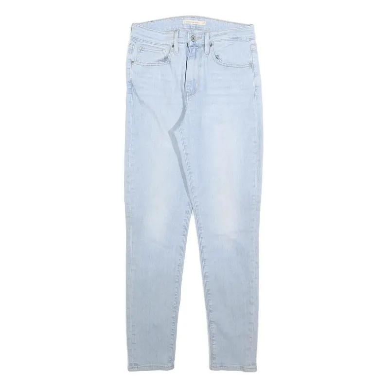 Levi's 721 Womens Jeans Blue Slim Skinny Denim Light W27 L28 Stretch Cotton 1