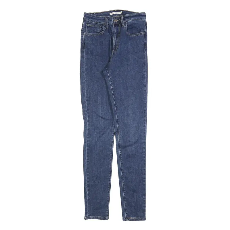 Levi's 721 Womens Jeans Blue Slim Skinny Denim Medium W27 L32 Stretch Cotton 1