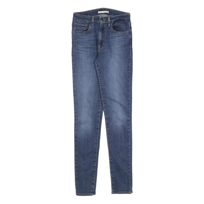 Levi's 721 Womens Jeans Blue Slim Skinny Denim Medium W27 L32 Stylish Fit 1